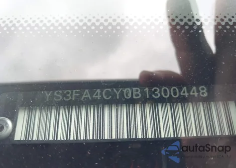 2011 Saab 9-3 from USA, damaged, VIN YS3FA4CY0B1300448